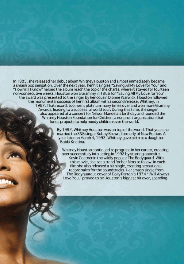 Whitney Houston's Tribute Program