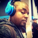 RF Writer, Hassahn trying out the SMS Audio Headphones