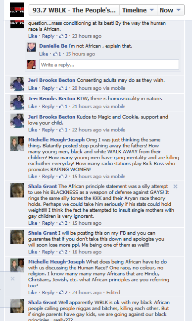 WBLK's Chris Reynolds Deleted Homophobic Rant and Responses on Facebook