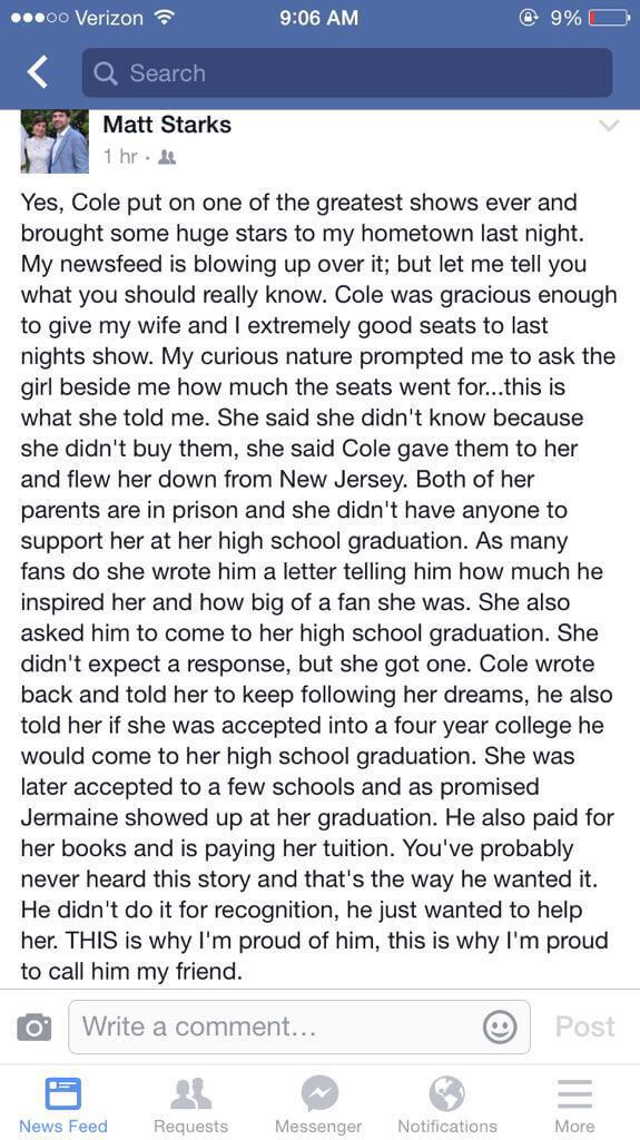 J. Cole’s High School Friend Exposes the Rapper’s Extreme Generosity jcole