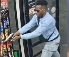 Person examines value