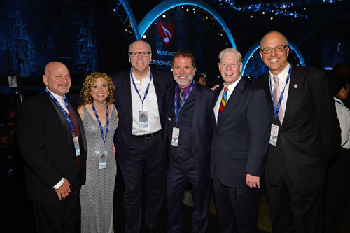 ><figcaption>Pictured (left to right): Steve Schultz, Rep. Debbie Wasserman Schultz, Rep. Joe Crowley, SESAC’s Dennis Lord & Pat Collins and Rep. Ted Deutch.</figcaption></figure>
<p><strong class='StrictlyAutoTagBold'>SESAC</strong> was a proud sponsor of the 2014 MusiCares Person of the Year event honoring Carole King on Friday, January 24 in Los Angeles. The all-star tribute featured stellar performances by the likes of Lady Gaga, James Taylor, Pink, Steven Tyler and Alicia Keys, all in recognition of Ms. King’s extraordinary musical accomplishments as well as her charitable endeavors. <strong class='StrictlyAutoTagBold'>SESAC</strong> executives were in attendance at the prestigious event and hosted several artist affiliates and representatives from Congress.</p>

    <div class=
