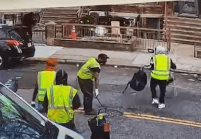 Men Caught Breaking into Brooklyn Sewer System (video)